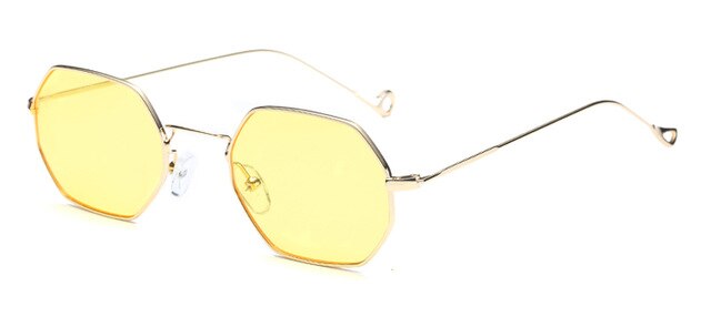 Hexagon Metal Frame Sunglass