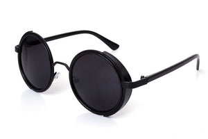 Unique Men Round Coating Sun Glasses