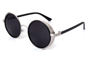 Unique Men Round Coating Sun Glasses