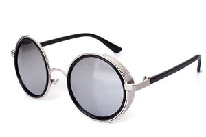 Unique Men Round Coating Sun Glasses