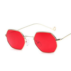 Hexagon Metal Frame Sunglass