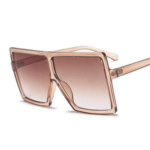 Oversize Frame Square Sunglasses