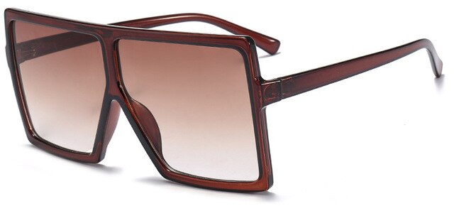 Oversize Frame Square Sunglasses