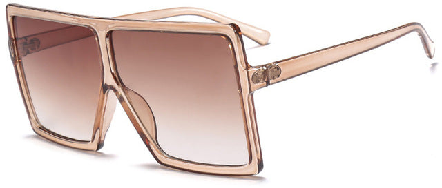 Oversize Frame Square Sunglasses