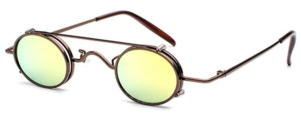 Vintage Small Steampunk Goggles Sunglasses