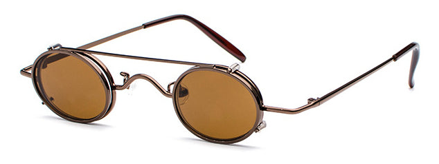 Vintage Small Steampunk Goggles Sunglasses