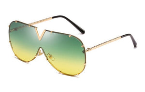 Oversize Oval Sunglasses