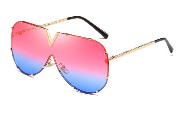 Oversize Oval Sunglasses
