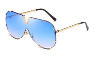 Oversize Oval Sunglasses