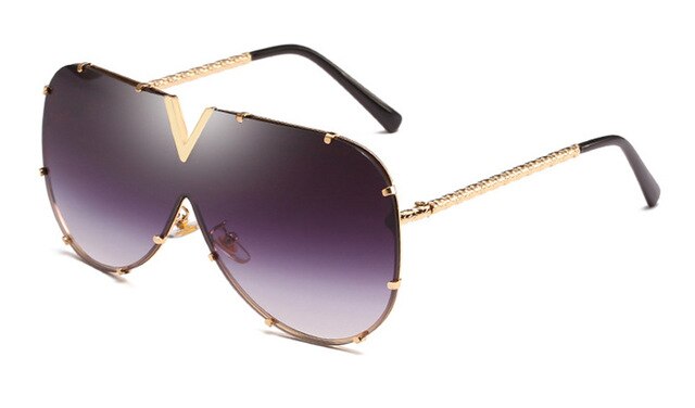 Oversize Oval Sunglasses
