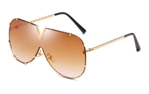 Oversize Oval Sunglasses