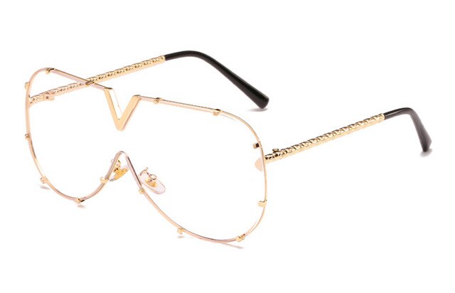 Oversize Oval Sunglasses