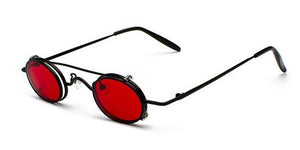 Vintage Small Steampunk Goggles Sunglasses