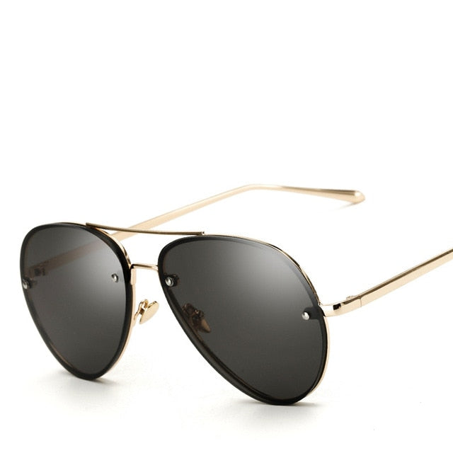 Rose Gold Mirror Sunglass