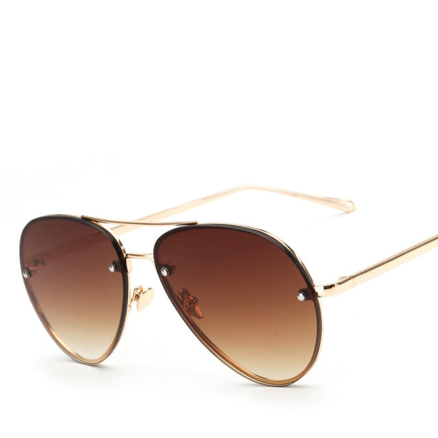 Rose Gold Mirror Sunglass