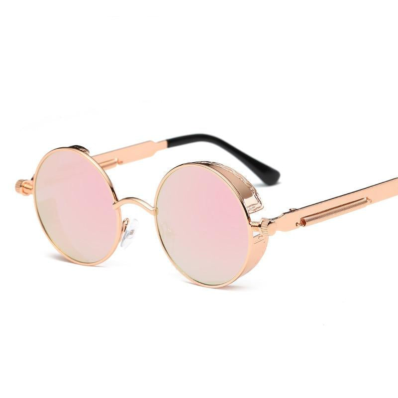 Retro Round Gothic Steampunk Sunglass