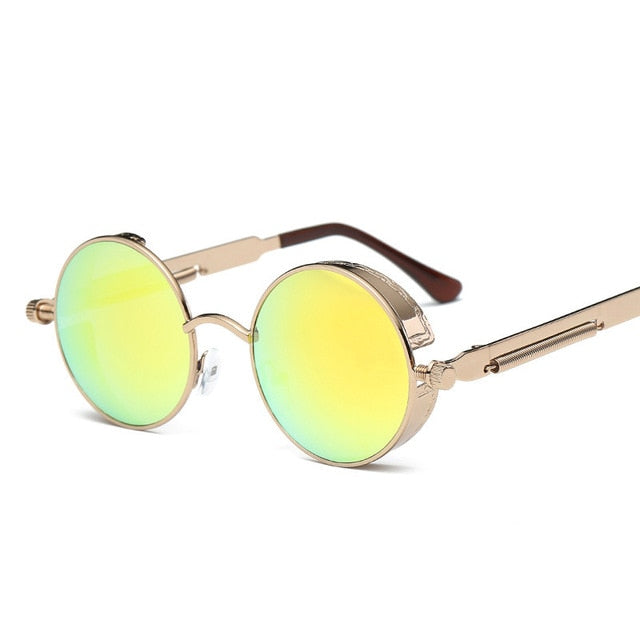 Retro Round Gothic Steampunk Sunglass