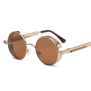 Retro Round Gothic Steampunk Sunglass