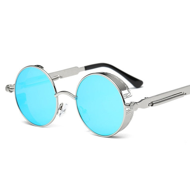 Retro Round Gothic Steampunk Sunglass