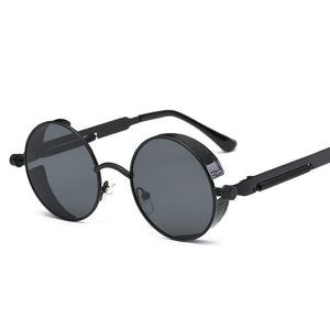 Retro Round Gothic Steampunk Sunglass