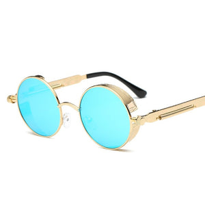 Retro Round Gothic Steampunk Sunglass