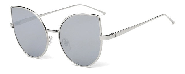 Gold Mirror Cat Eye Sunglass