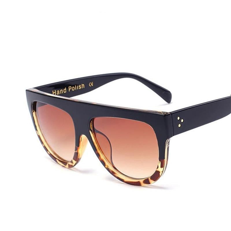 Rivet Shades Flat Oversize Sunglass