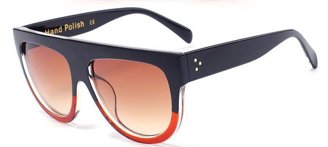 Rivet Shades Flat Oversize Sunglass
