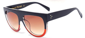 Rivet Shades Flat Oversize Sunglass