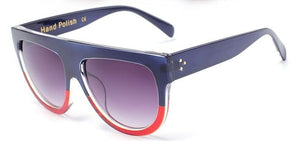 Rivet Shades Flat Oversize Sunglass
