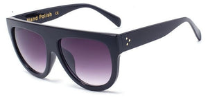 Rivet Shades Flat Oversize Sunglass