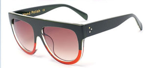 Rivet Shades Flat Oversize Sunglass