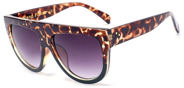 Rivet Shades Flat Oversize Sunglass