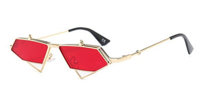 Small Clip on Sunglasses Cat Eye Vintage Triangle