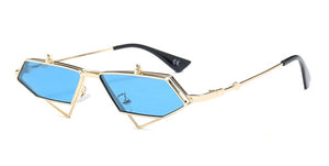 Small Clip on Sunglasses Cat Eye Vintage Triangle