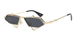 Small Clip on Sunglasses Cat Eye Vintage Triangle