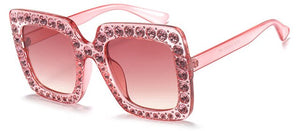 Rhinestone Square Sunglass
