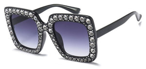 Rhinestone Square Sunglass