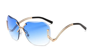 Rimless Pink Sunglass