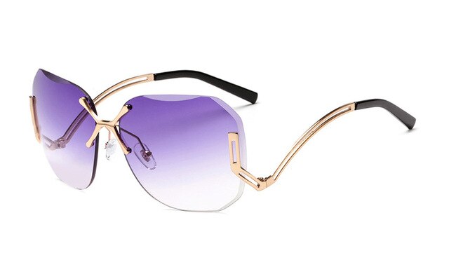 Rimless Pink Sunglass