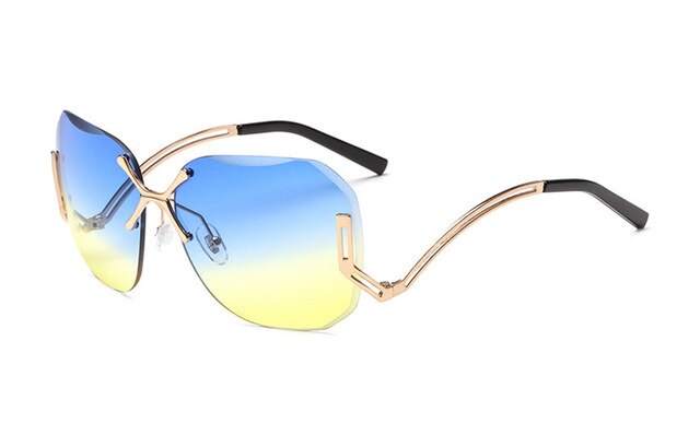Rimless Pink Sunglass