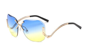 Rimless Pink Sunglass